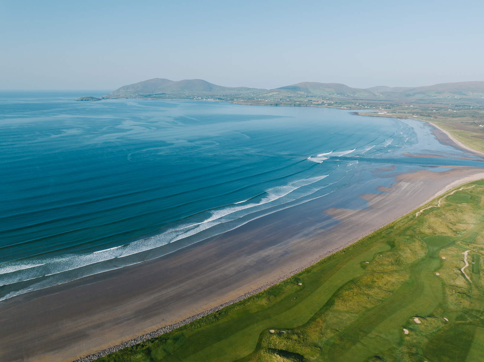 Aerial View, Waterville Beach, Ballinaskellig Bay, Co Kerry