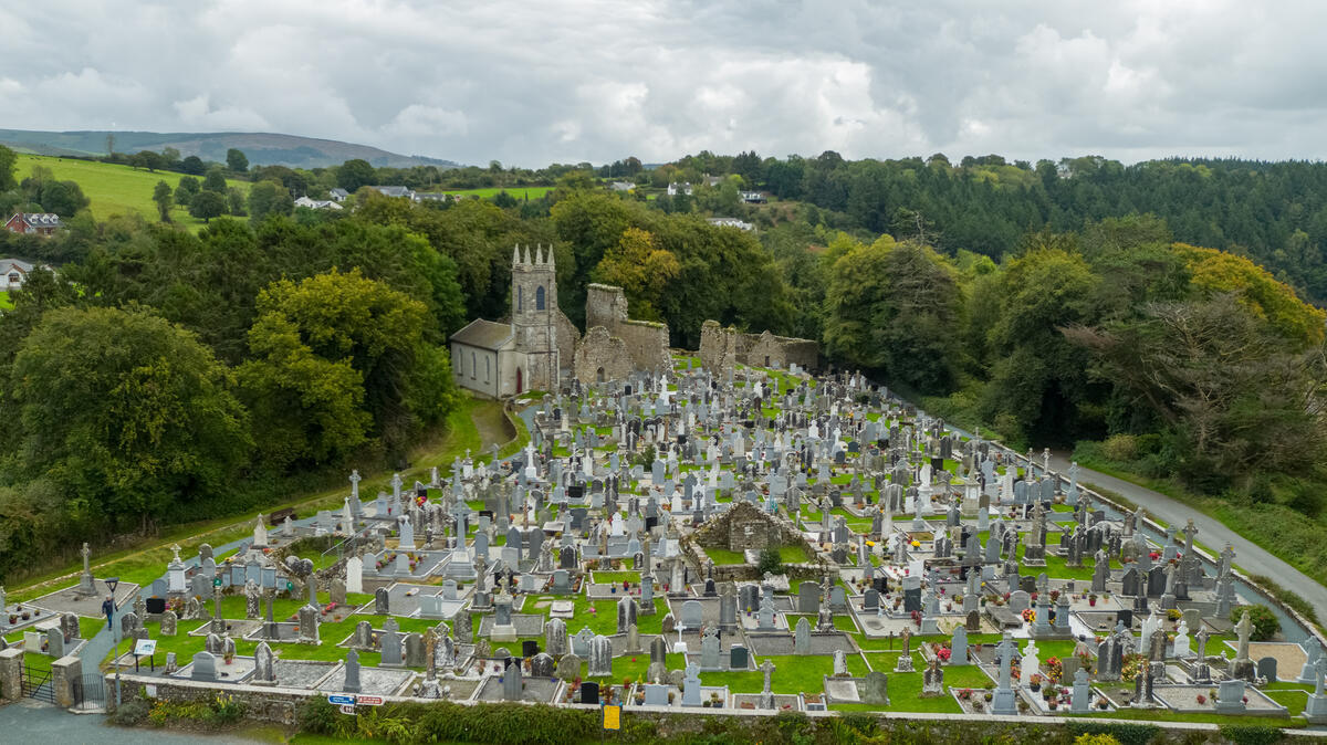 Aerial View, St Mullins Monastic Site, Co Kilkenny