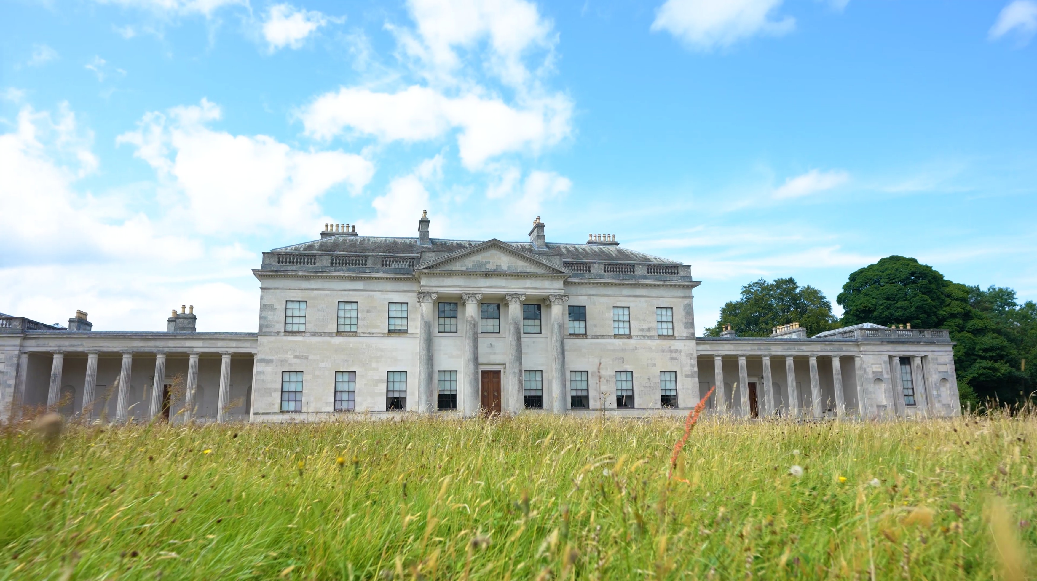 Castle Coole grass view Co Fermanagh