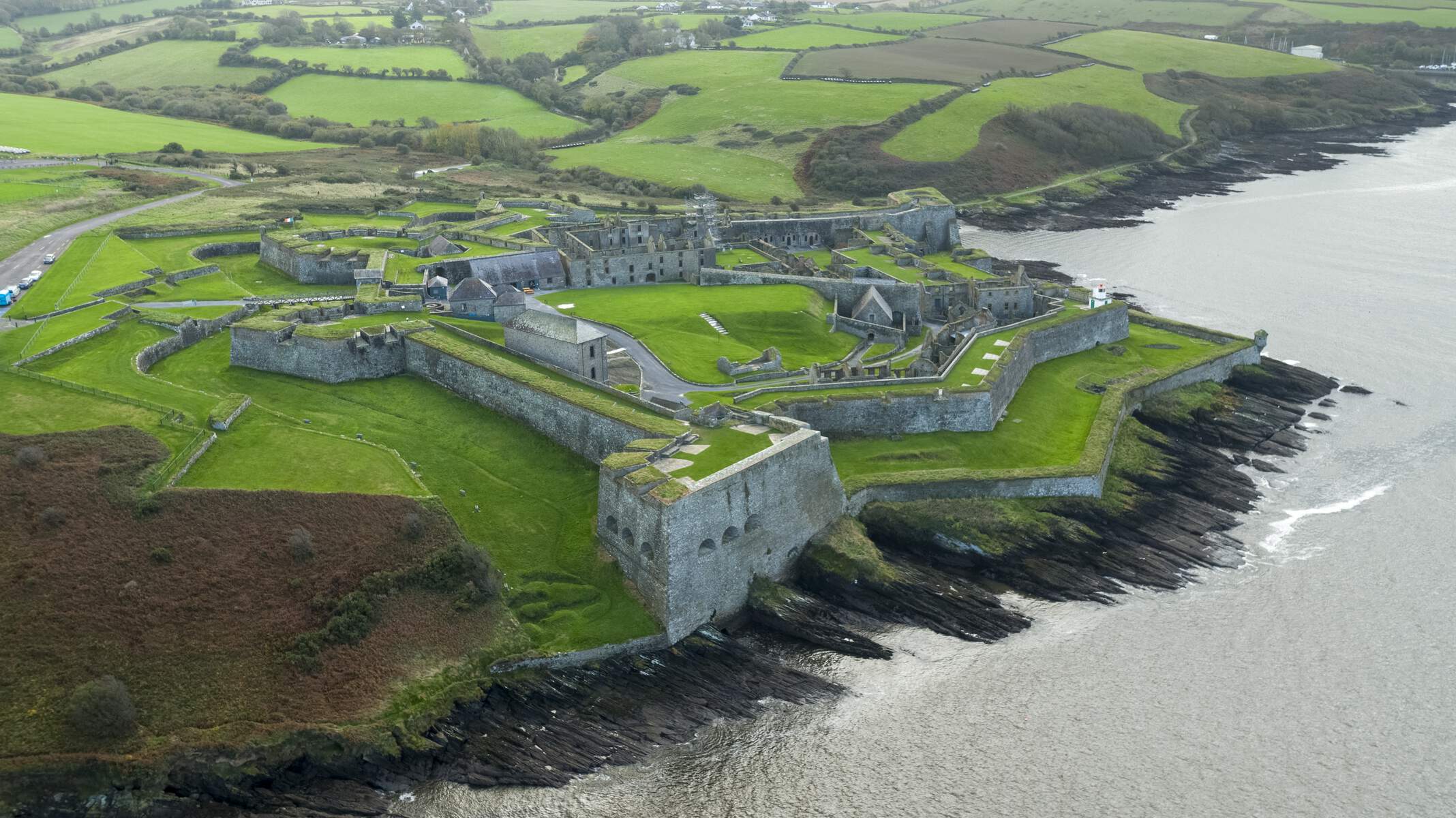 Aerial view, Charles Fort, Kinsale, Co Cork