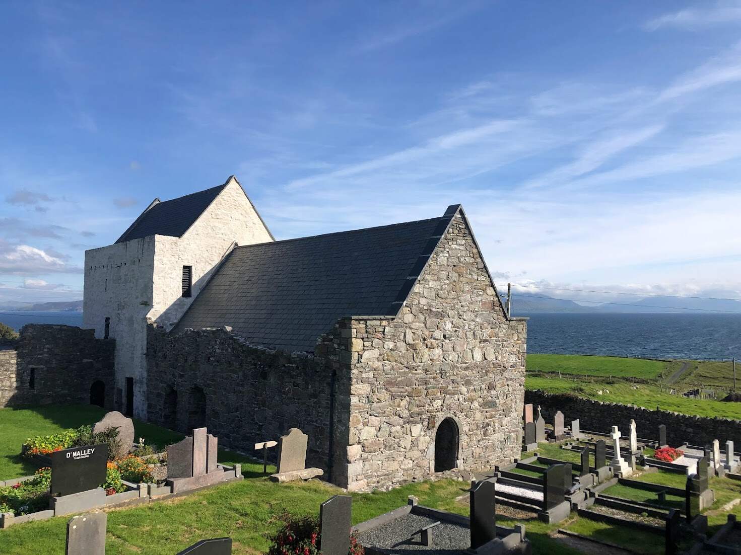 Clare Island Abbey, or St. Brigid's Abbey, Clare Island, Co Mayo