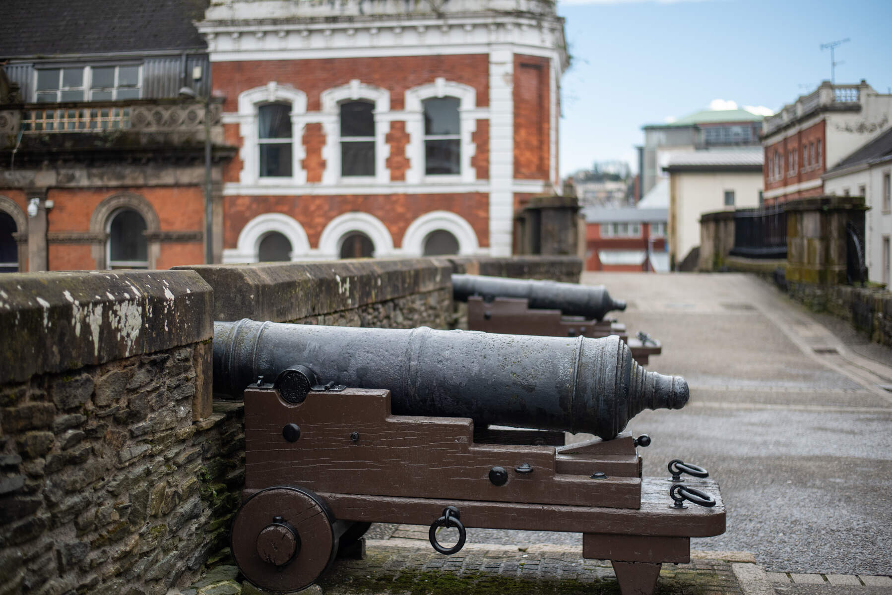 Canons, Derry walls, Co. Derry~Londonderry