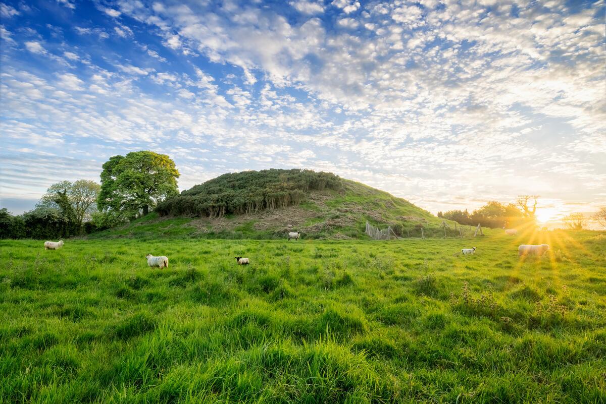Dowth Passage Tomb, Brú na Bóinne, Boyne valley, Co Meath
