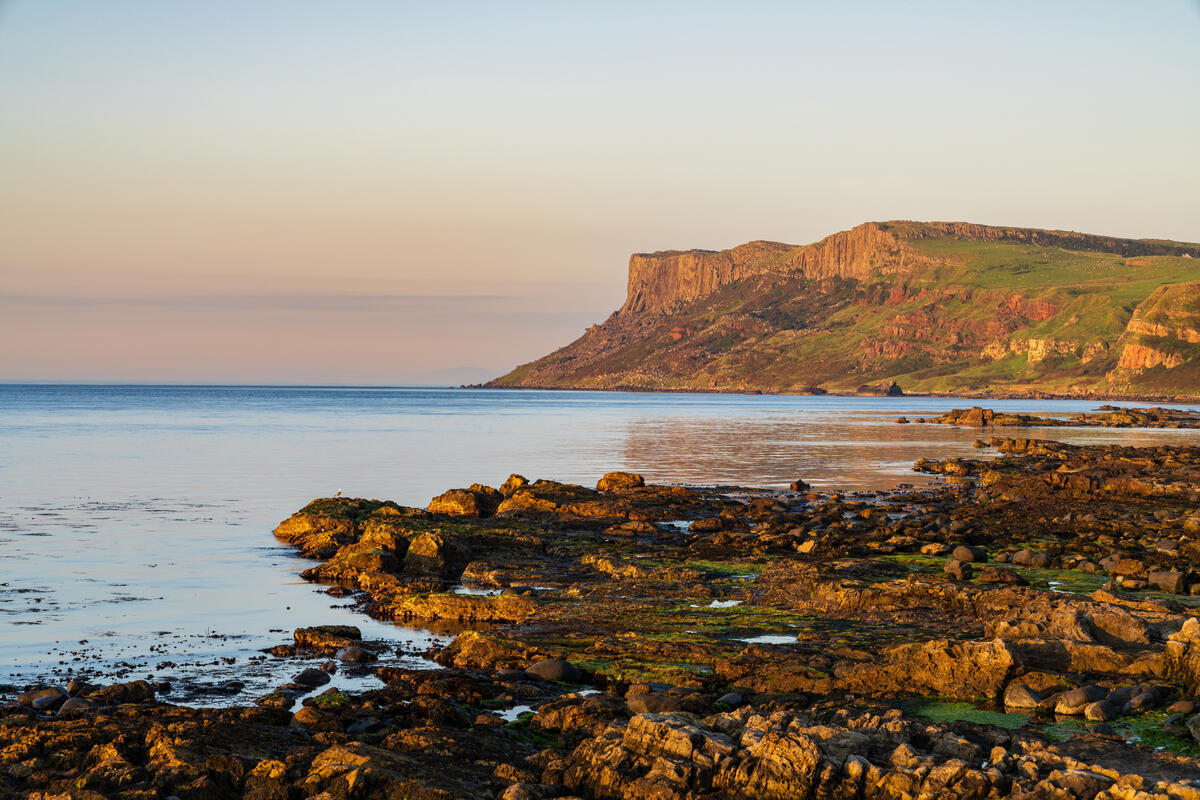 Fair Head at sunset, Ballycastle Co Antrim