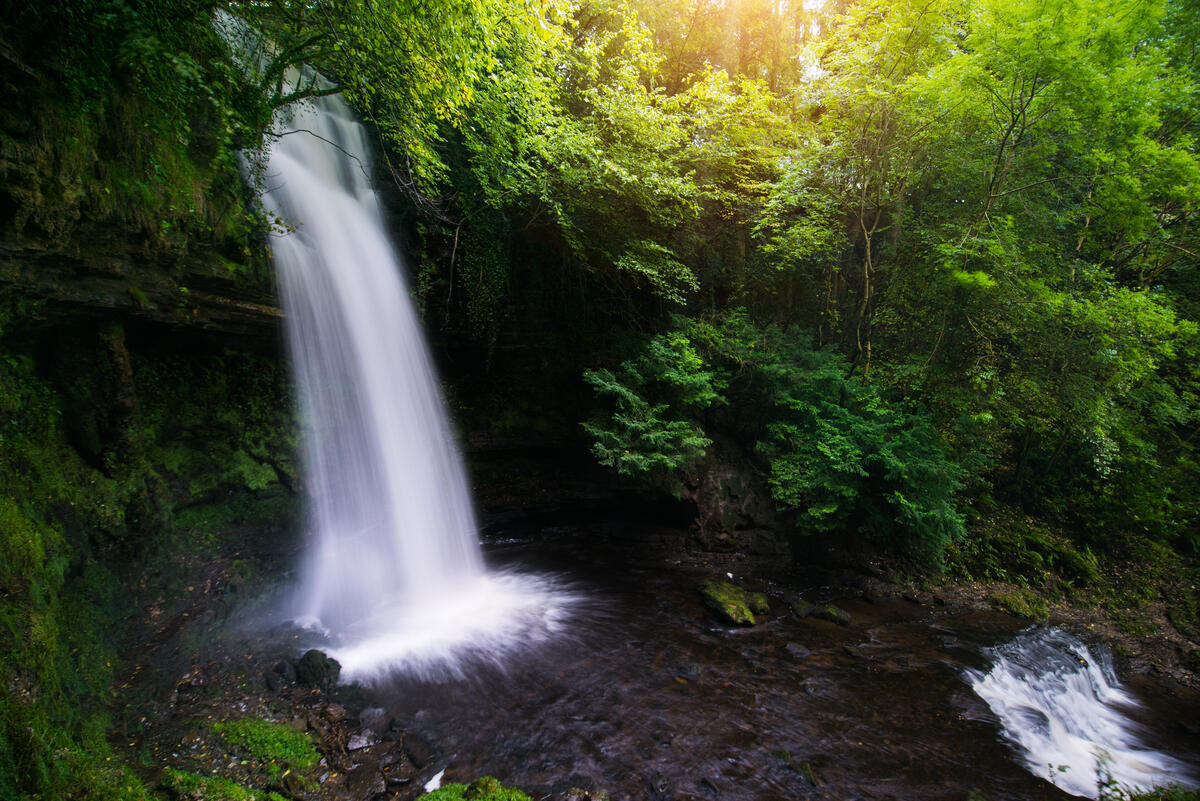 Glencar Waterfall, Glencar, Co Leitrim