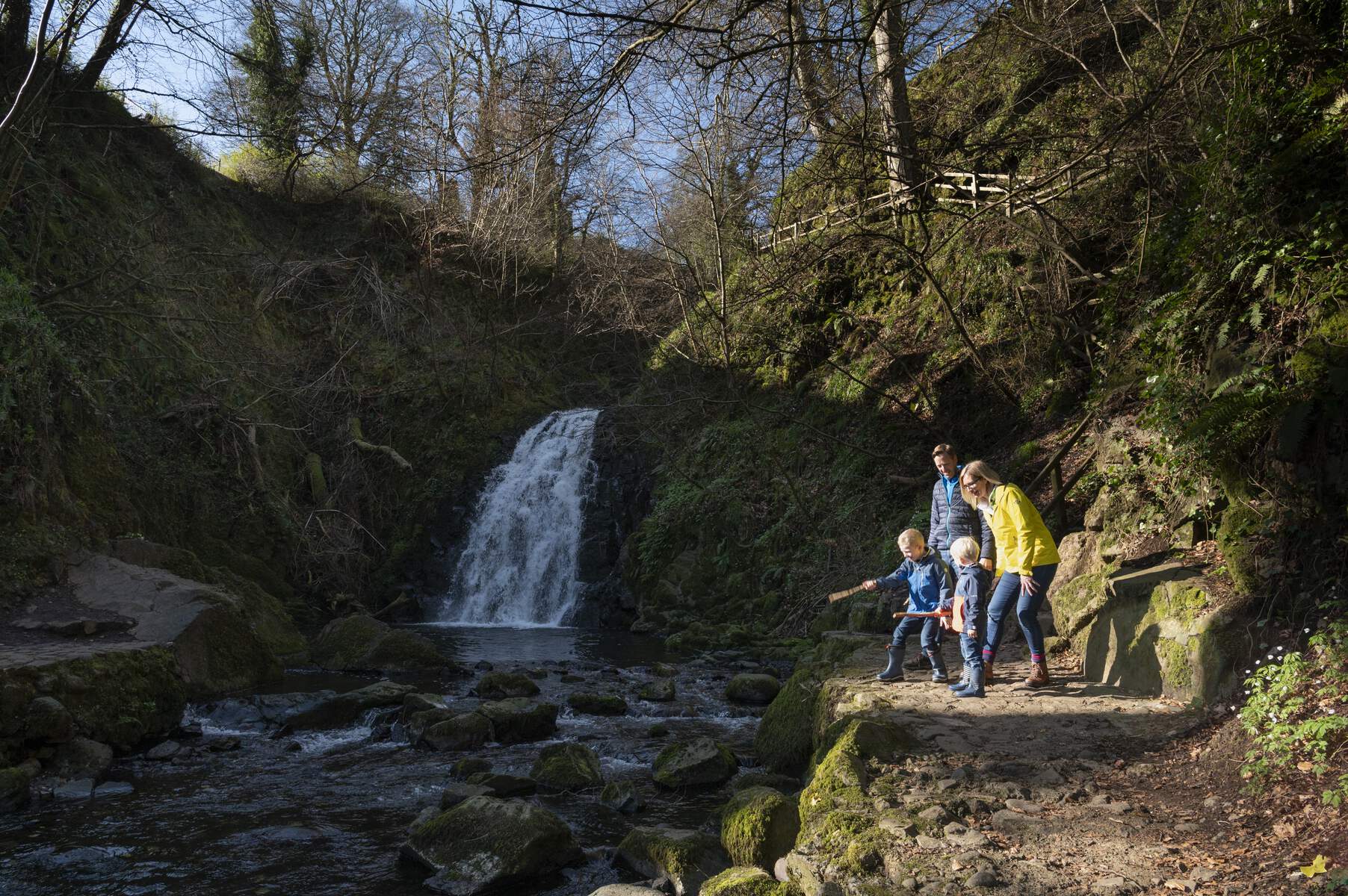 Glenoe Waterfall, Gleno, Co Antrim