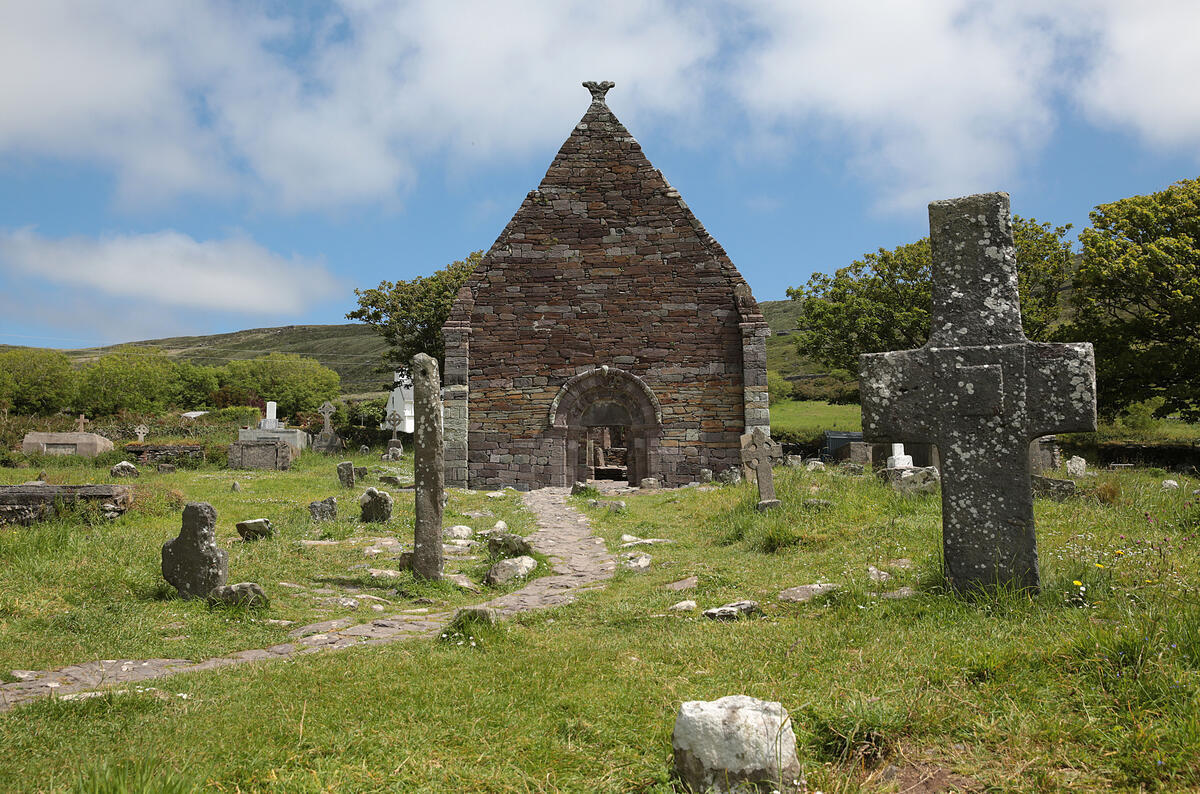 Kilmalkedar Church, Dingle Peninsula, Co Kerry