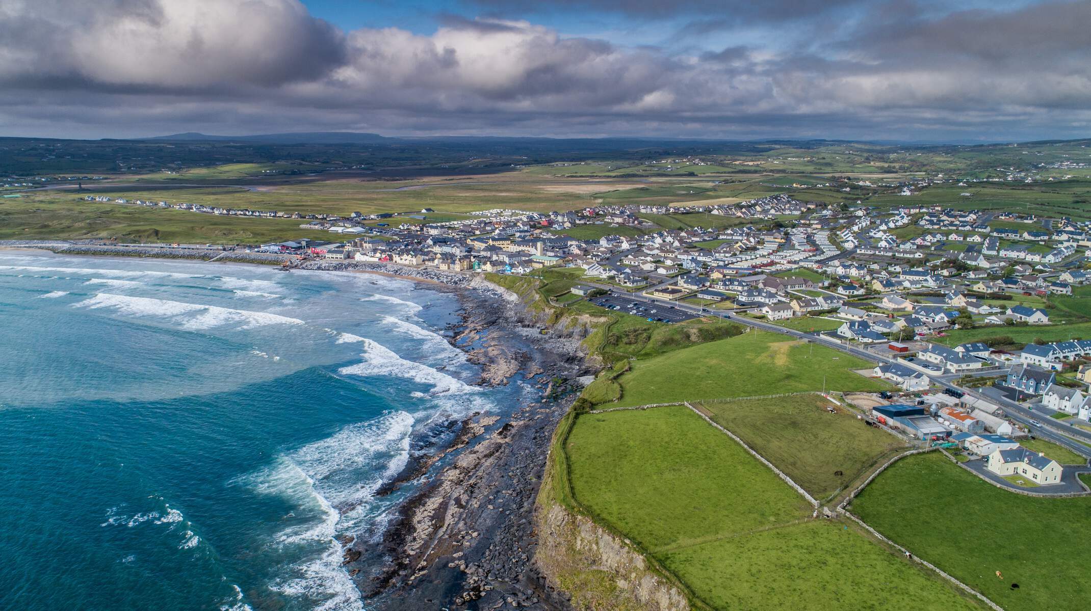 Aerial view, Lahinch, Co Clare