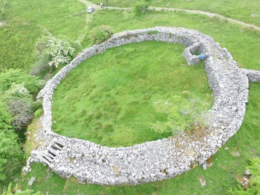 Moneygashel Cashel, Cuilcagh Lakelands UNESCO Global Geopark, Co Cavan